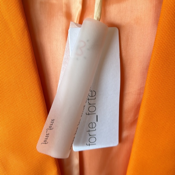 Designer Forte Forte ITALY, Made In Italy Sherbet Blazer $735.00, NWT - Picture 3 of 4